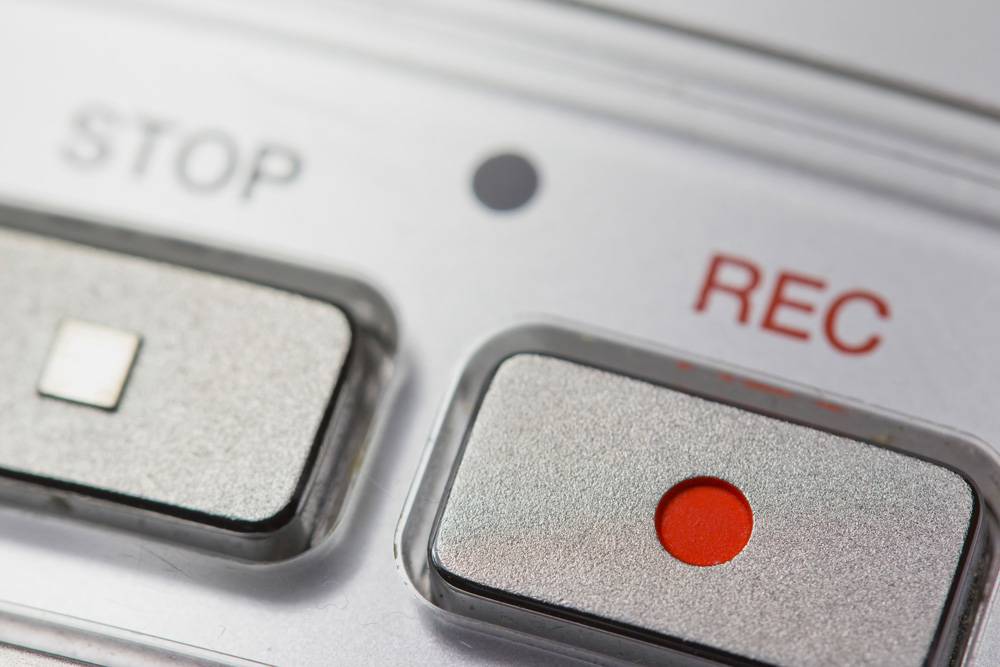 Record button