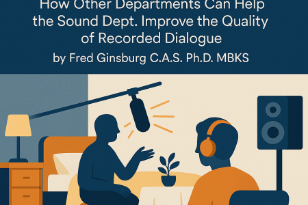 “Production Design for Dialogue Recording: How Other Departments Can Help the Sound Dept. Improve the Quality of Recorded Dialogue” by Fred Ginsburg C.A.S. Ph.D. MBKS