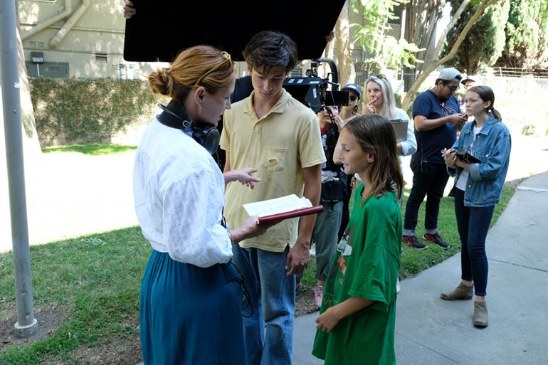 On the film set of VARIABLES