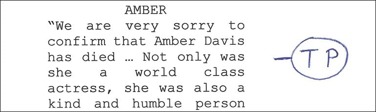 Film Script Excerpt