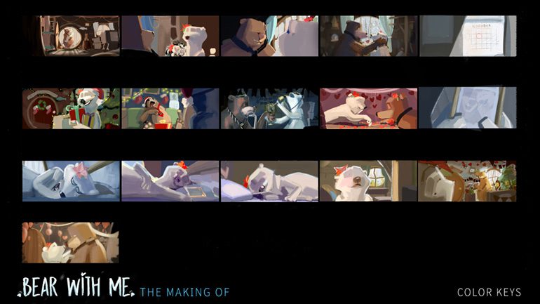 Animation short film, "Bear With Me"