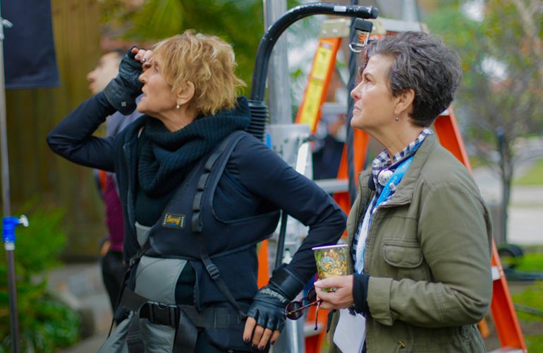 Rachel Feldman, Film Director on Set