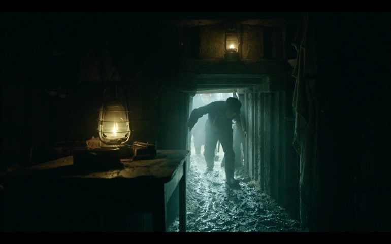 Scene shot by Stijn Van der Veken, ASC, SBC