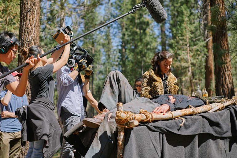 Scene from movie, "Under Darkness," directed by Caroline Friend.
