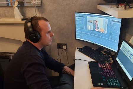 Darren Holloway Finds His Calling as an Animator: “Laughter is the best medicine.”