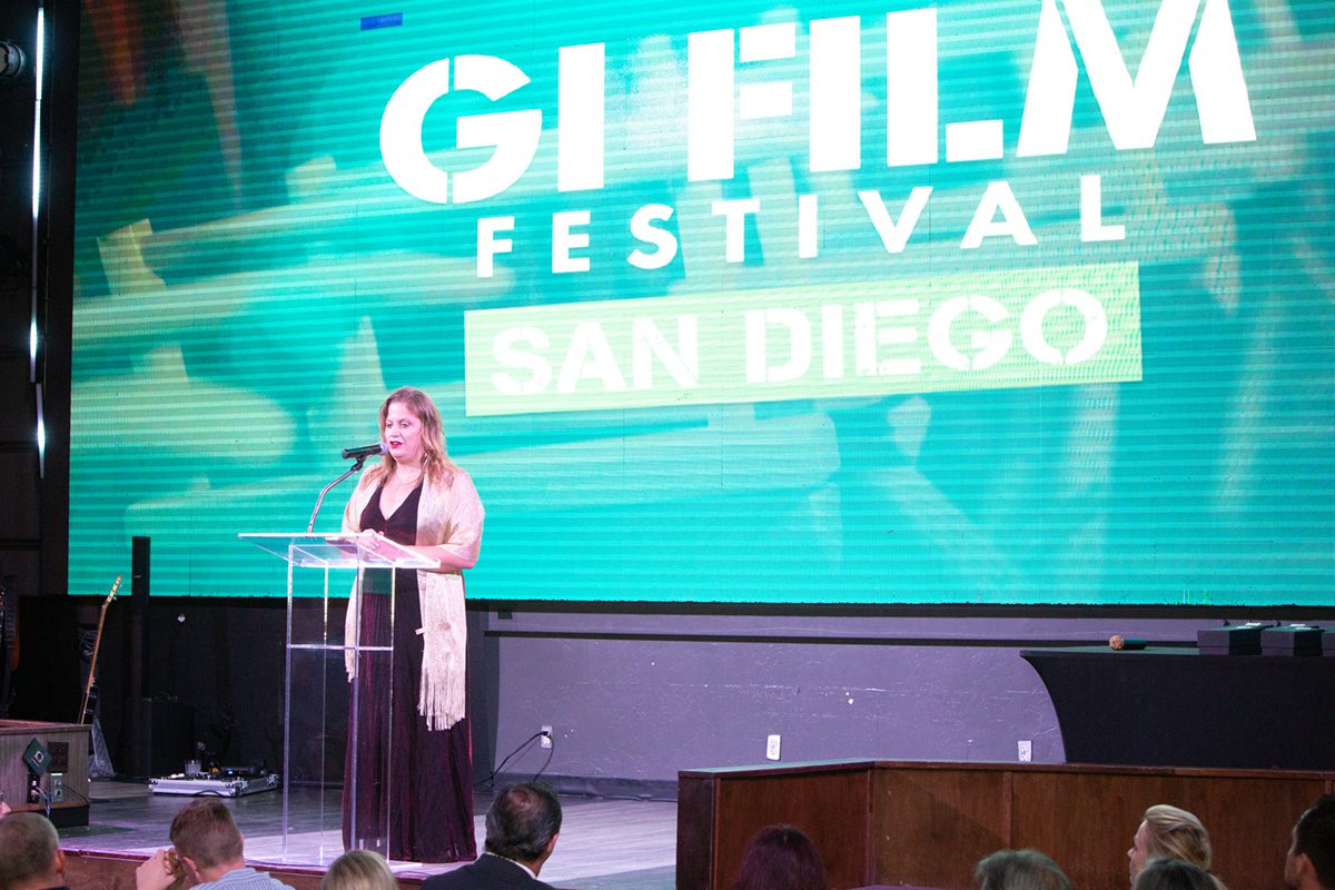 Jodi Cilley at the 2019 GI Film Festival San Diego
