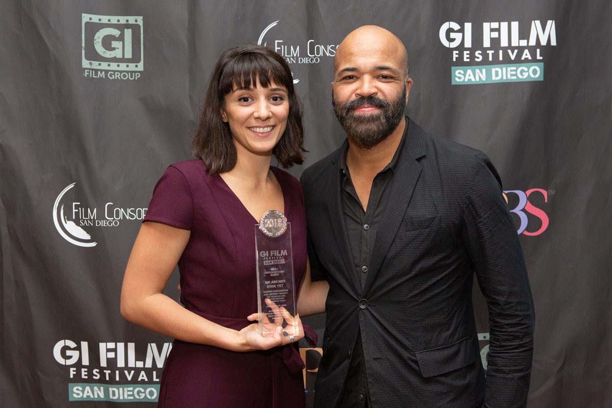 Sareen Hairabedian and Jeffrey Wright at GIFF 2008.