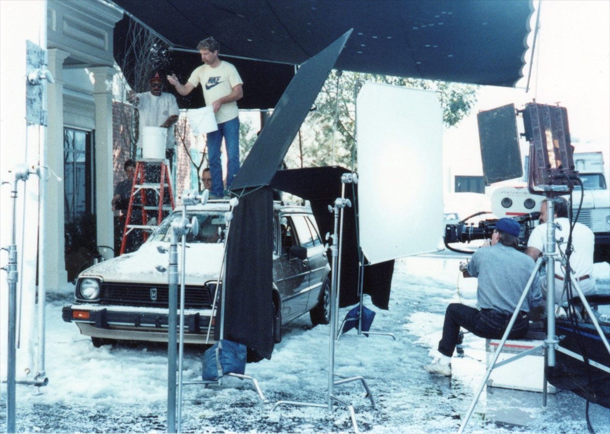 Ken Zunder, ASC on the set of "thirtysomething"