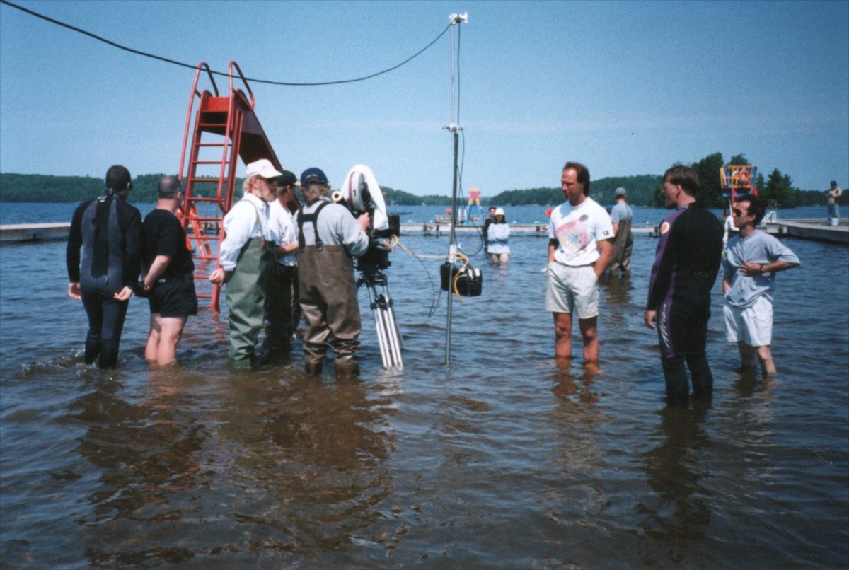 Ken Zunder, ASC on the set of "thirtysomething"