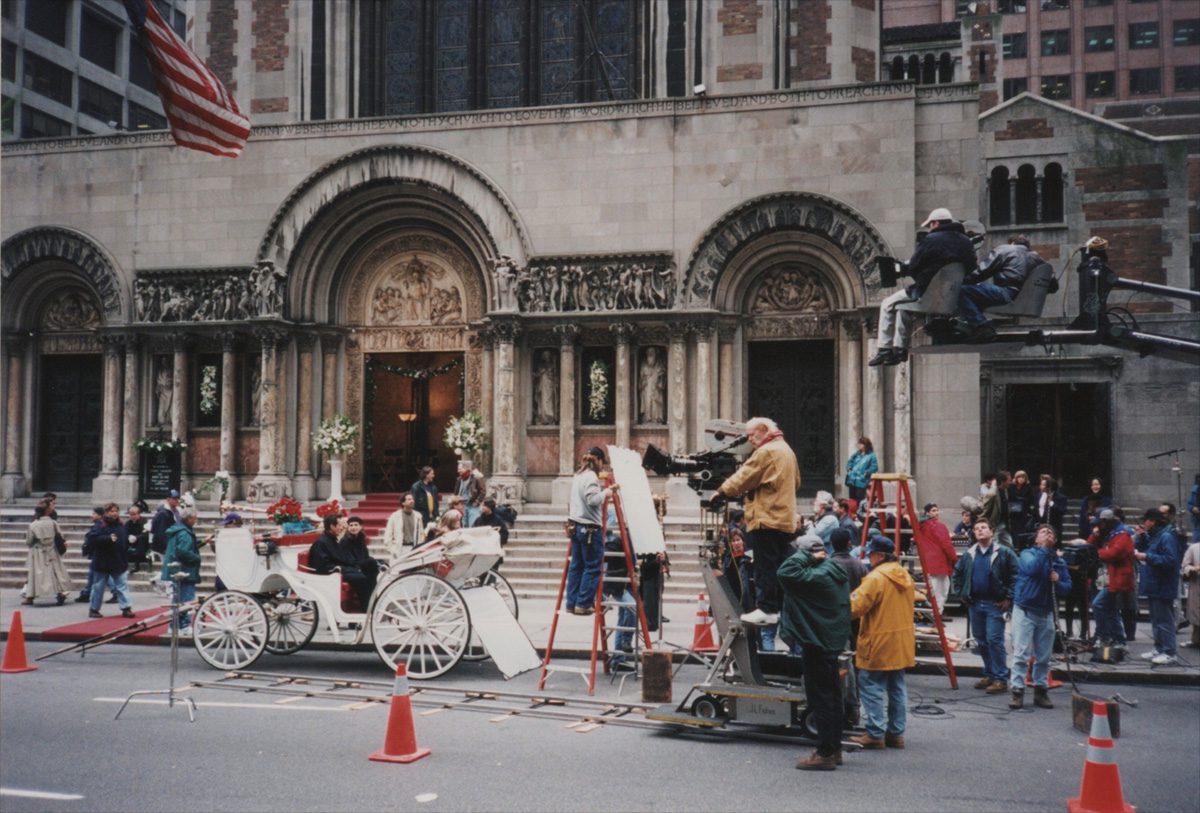 Ken Zunder, ASC on the set of "thirtysomething"