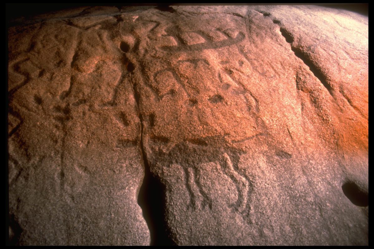 The enigmatic petroglyphs.