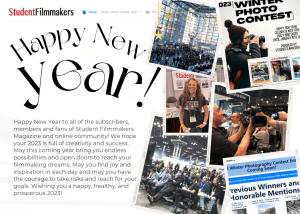 Happy New Year Student Filmmakers!
