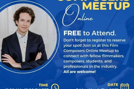 Christophe Alvarez Joins Speaker Lineup | Register Now for the Film Composers Meetup Online Hosted by StudentFilmmakers.com and Student Filmmakers Magazine