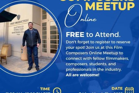 Oscar Jasso Joins Speaker Lineup | Register Now for the Film Composers Meetup Online Hosted by StudentFilmmakers.com and Student Filmmakers Magazine