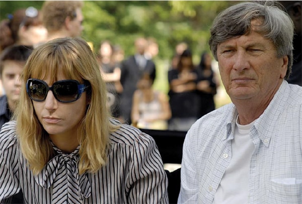 (L-R) Writer-director Shana Feste and cinematographer John Bailey, ASCon the set of The Greatest. (Photo by Jojo Whildon.)