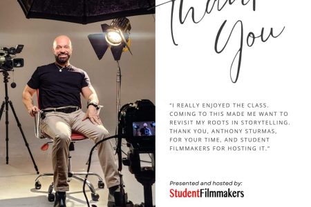 A Special ‘Thank You’ to Guest Speaker Anthony Sturmas