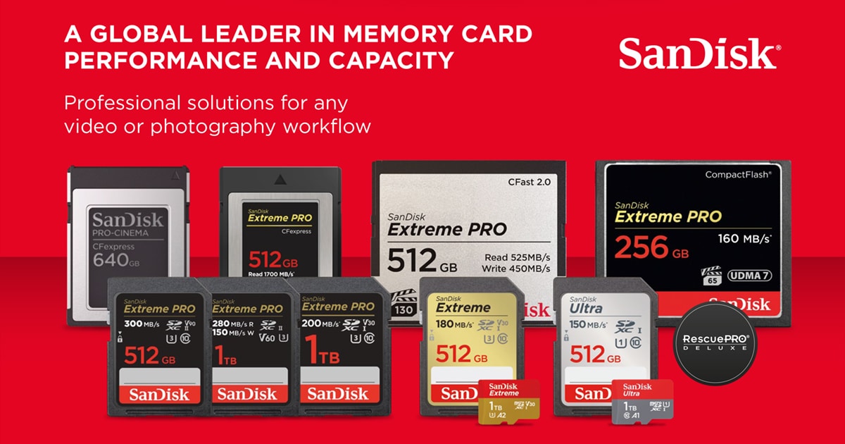 For Filmmakers, Video Creators, and Photographers: Introducing the SanDisk 4TB SD Card and SD Express Family – Powering Creative Excellence