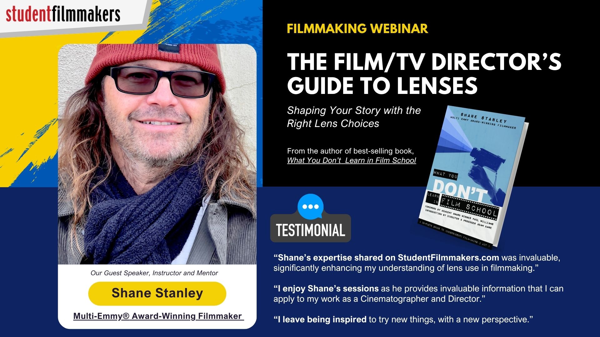 The Director’s Guide to Lenses with Shane Stanley