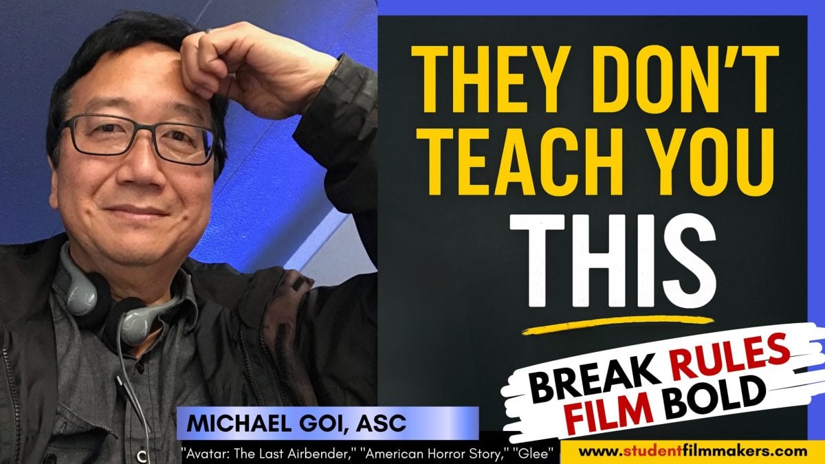 Michael Goi, ASC on AI, Film School Gaps, and Starting Your Career in Filmmaking