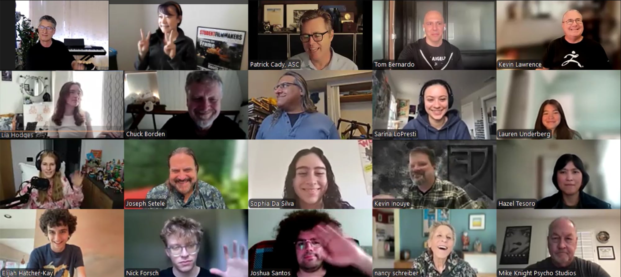 Gratitude, Gold, and Guidance: A Powerful Moment with Patrick Cady ASC and Thomas Bernardo