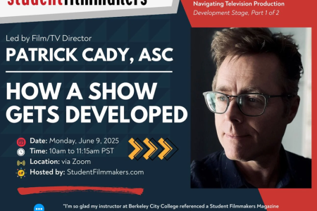 Bonus Download: The Official “As-Aired” Script – Patrick Cady, ASC & Tom Bernardo Executive Producer Live Zoom