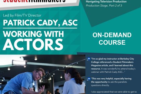Working with Actors: A Director–Actor Playbook (On‑Demand)