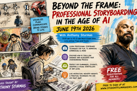 Beyond the Frame: Professional Storyboarding in the Age of AI – Free Webinar
