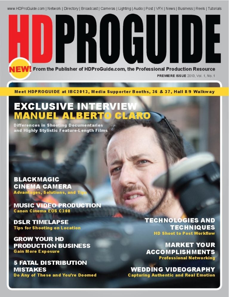 Premiere Issue 2013 cover